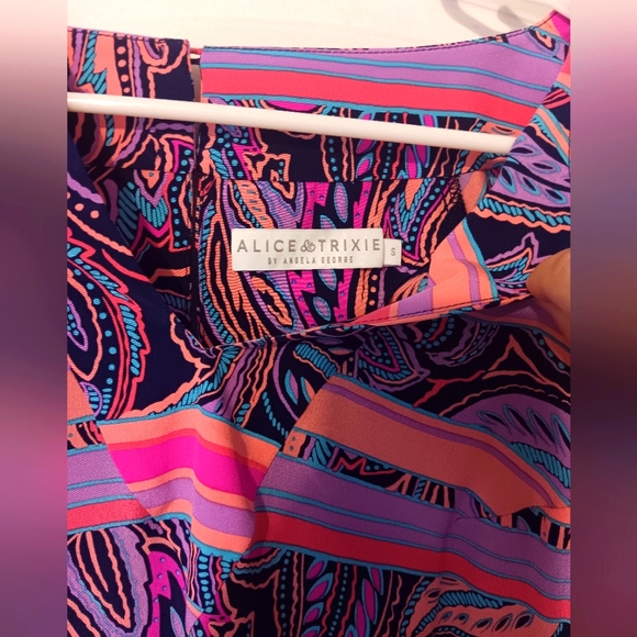 Alice & Trixie 100% Silk Dress Size S - Picture 2 of 5